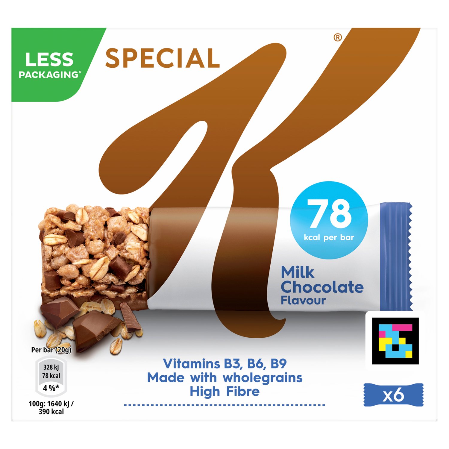 Special K Milk Chocolate 6 Pack (287 g)