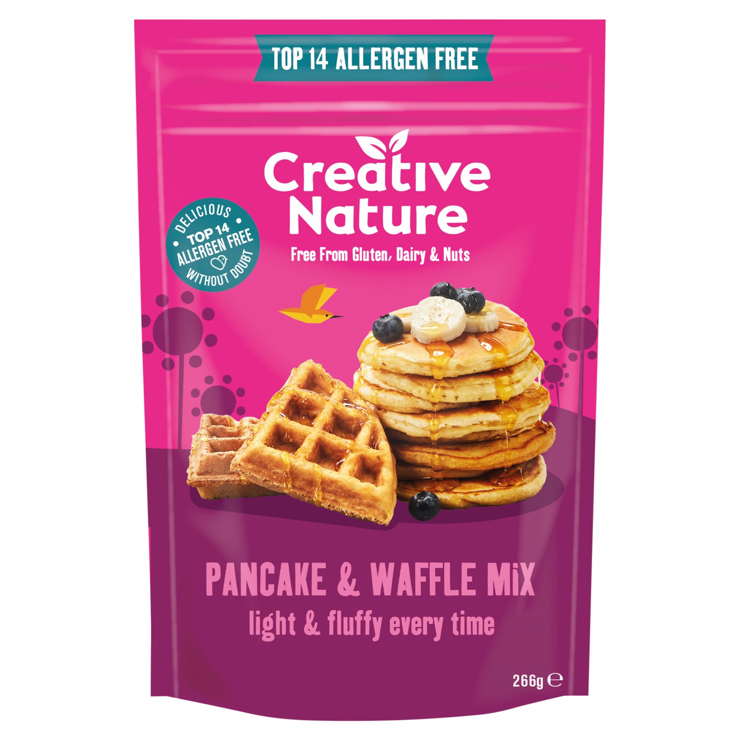 Creative Nature Pancake & Waffle Mix (266 g)