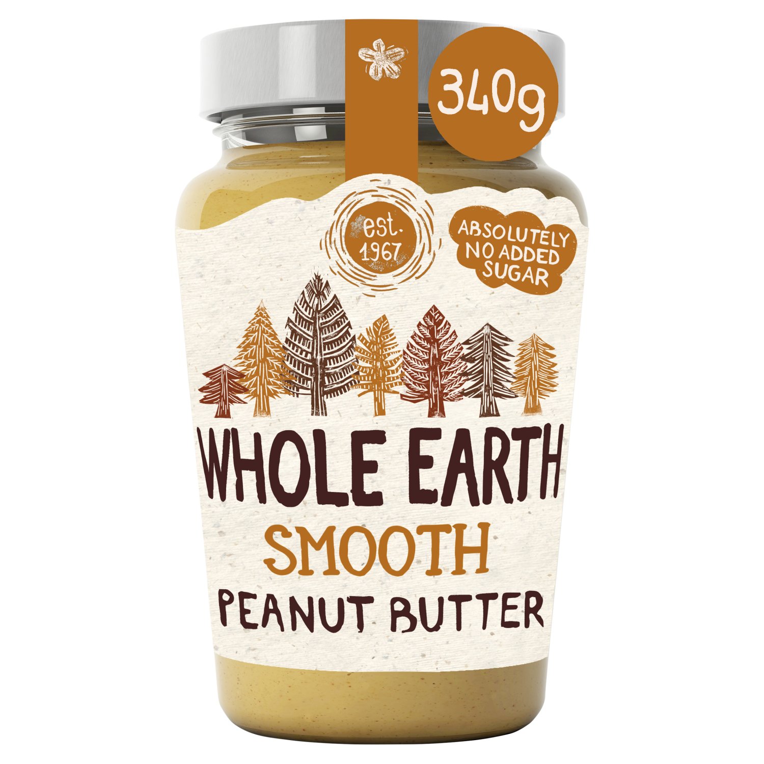 Whole Earth Original Smooth Peanut Butter (340 g)