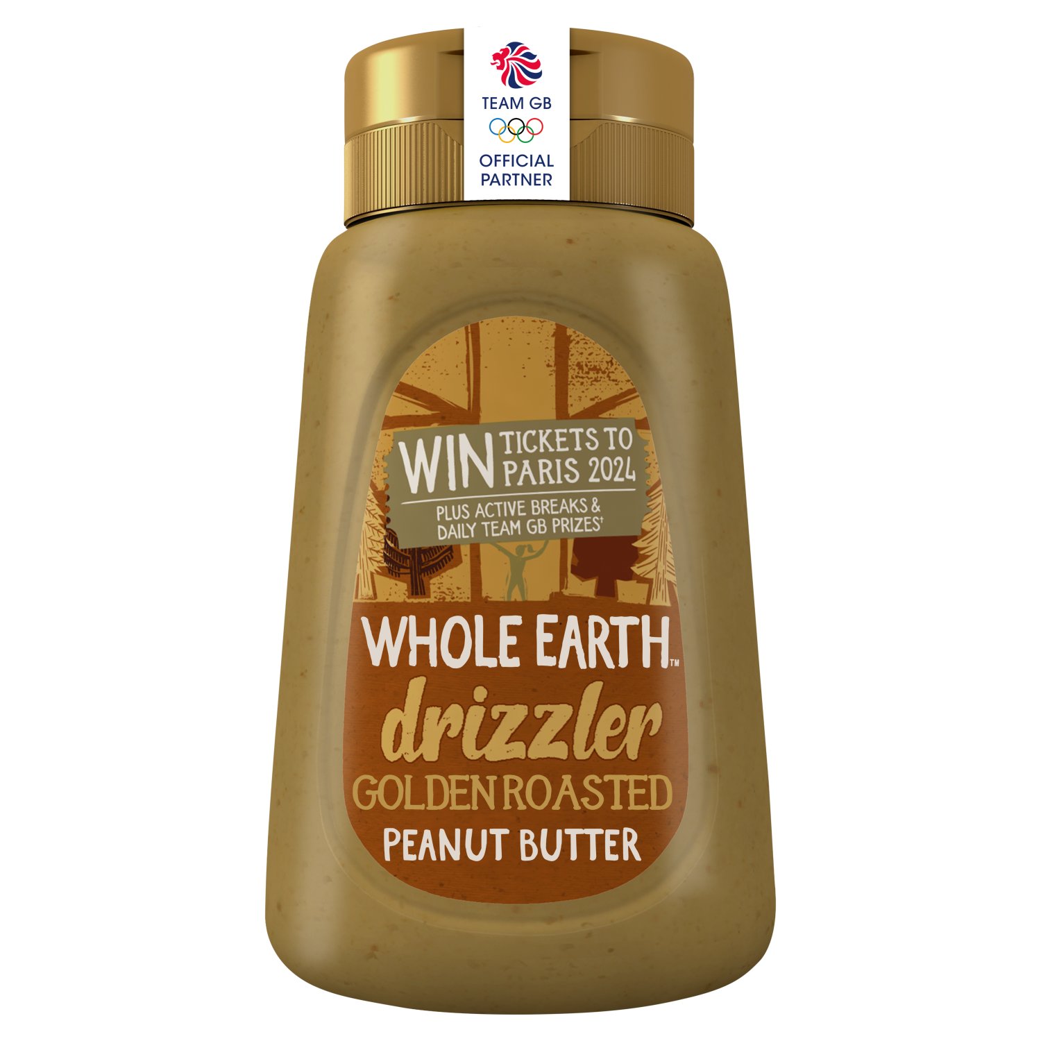 Whole Earth Drizzler Golden Roasted Peanut Butter (320 g)