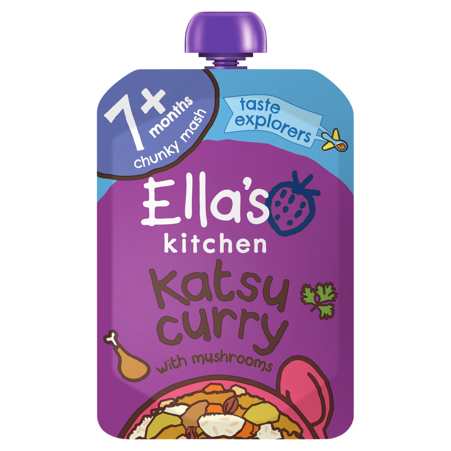 Ella's Kitchen Katsu Curry With Chicken 7+Months (130 g)