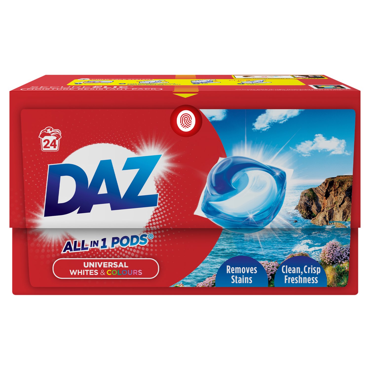 Daz All In 1 Pods For Whites & Colours 24 Wash (24 Piece)