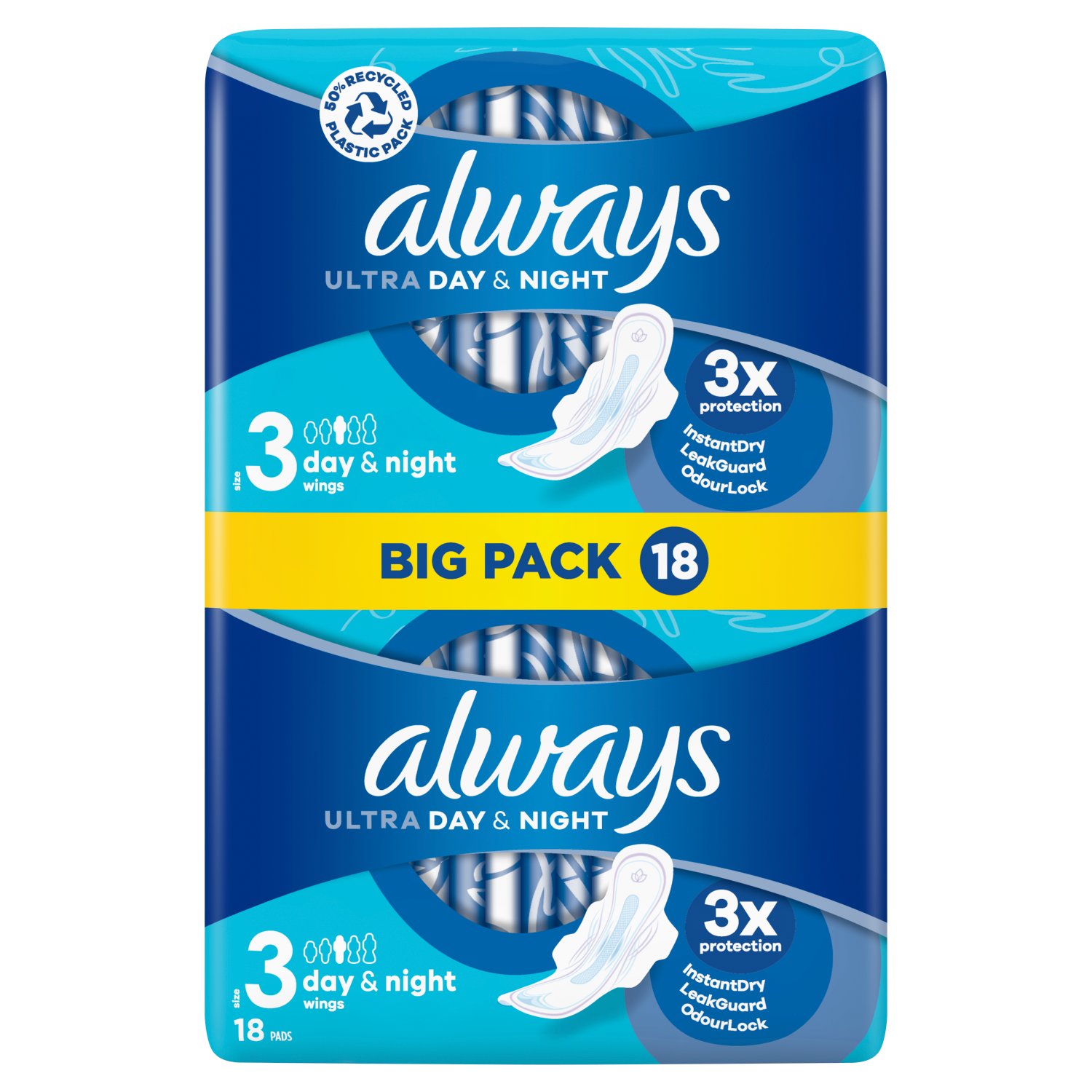 Always Ultra Duo Pads Night (18 Piece)