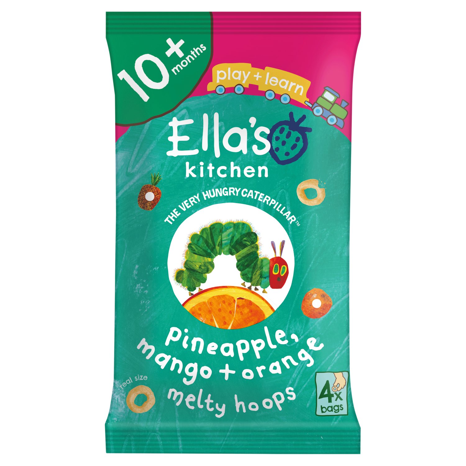 Ella's Pineapple Mango Melty Hoops Multipack 10 Months+ (36 g)