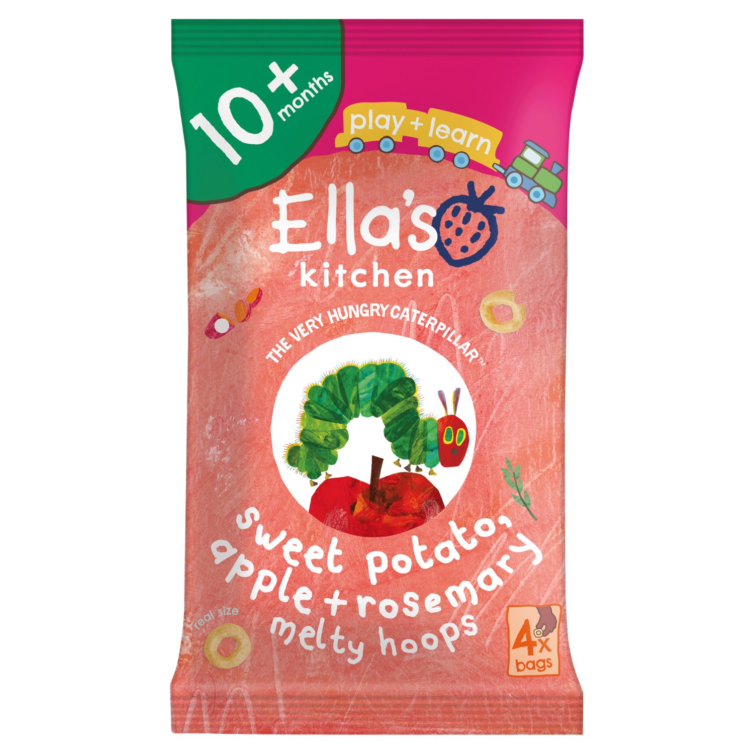 Ella's Sweet Potato Apple Melty Hoops Multipack 10 Months+ (36 g)