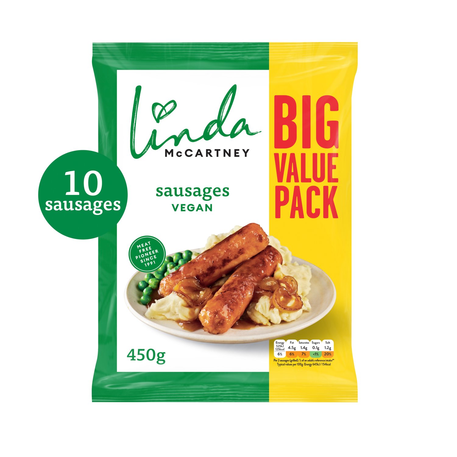 Linda Mccartney Family Value Sausages (450 g)