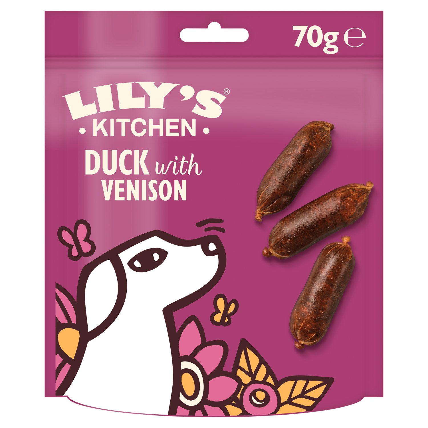 Lily's Kitchen Scrumptious Duck & Venison Sausages (70 g)