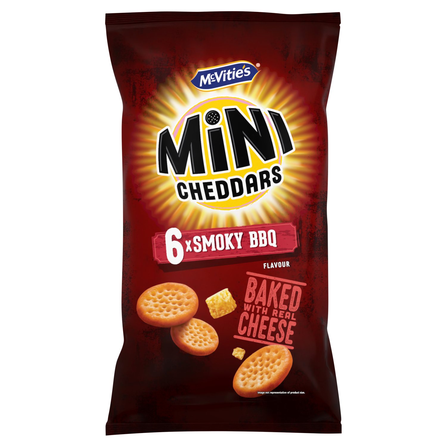 McVitie's Smoky BBQ Mini Cheddars 6 Pack (23 g)