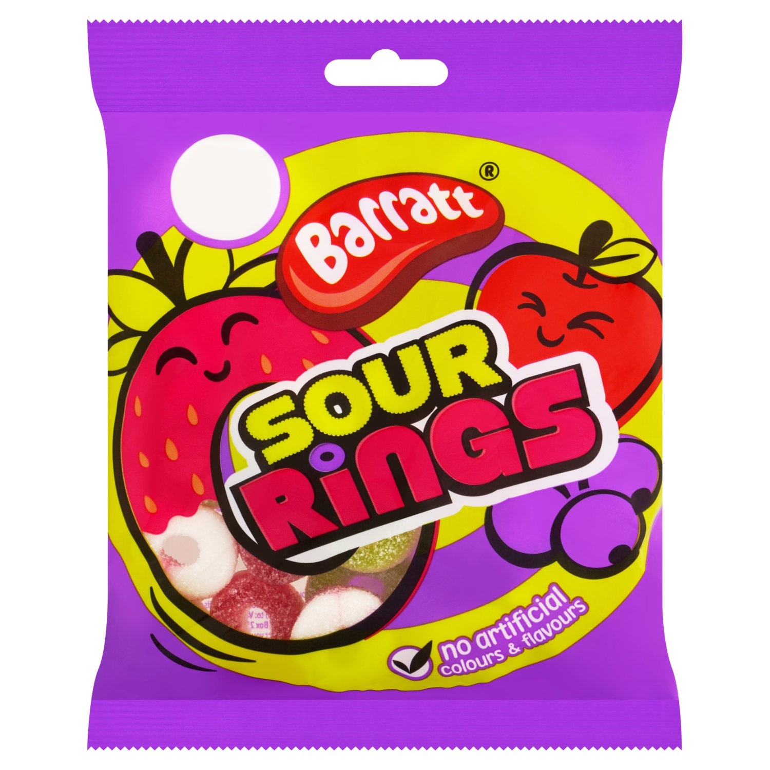 Barratt Sour Rings Sweets Bag (80 g)