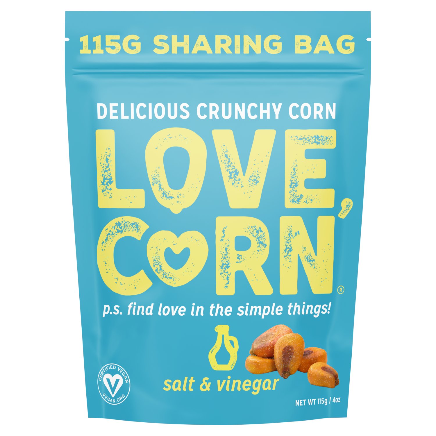 Love Corn Roasted Corn Salt And Vinegar (115 g)