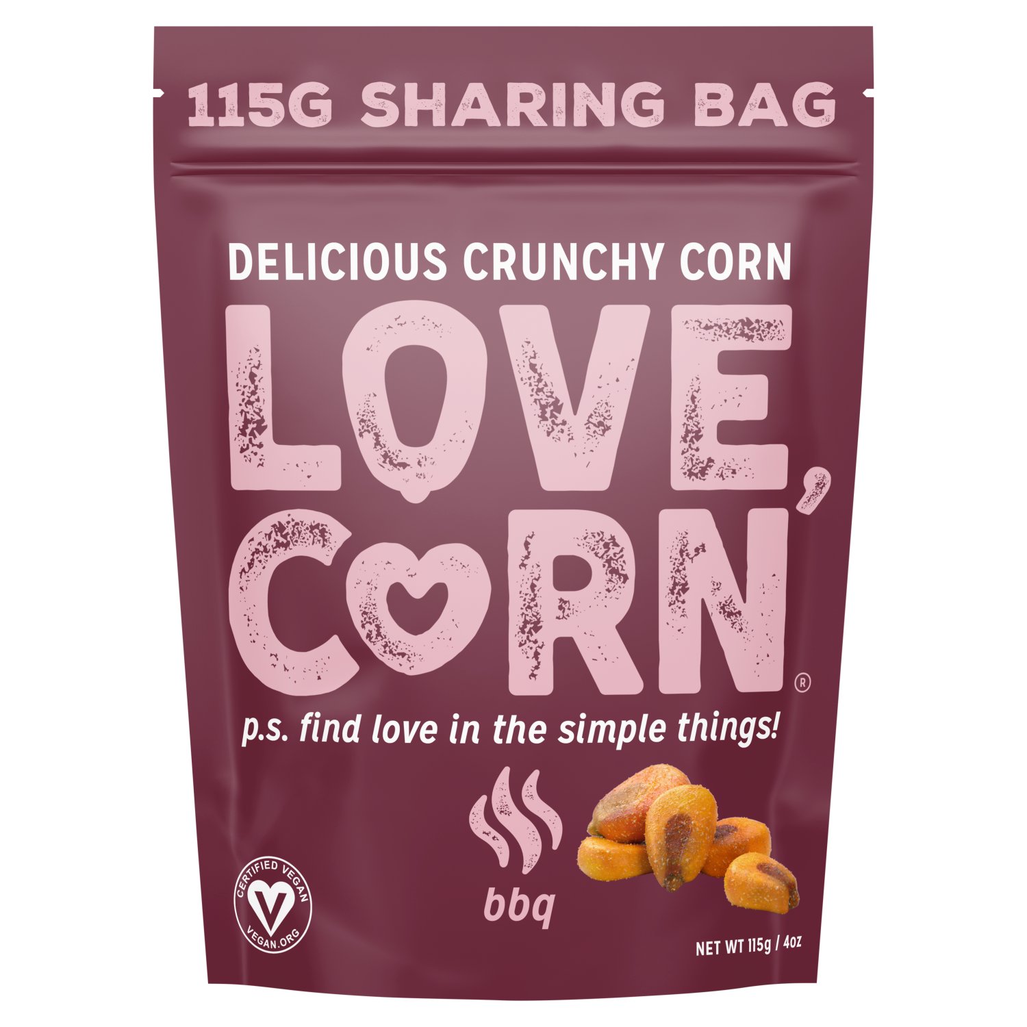 Love, Corn Roasted Corn Bbq (115 g)