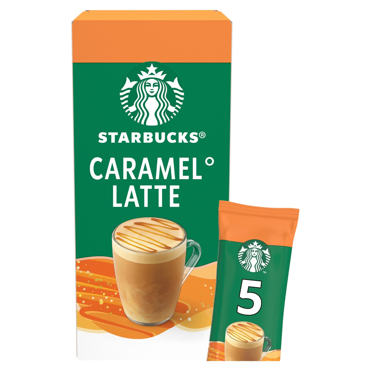 Starbucks Caramel Latte Mix 5 Sachets (115 g)