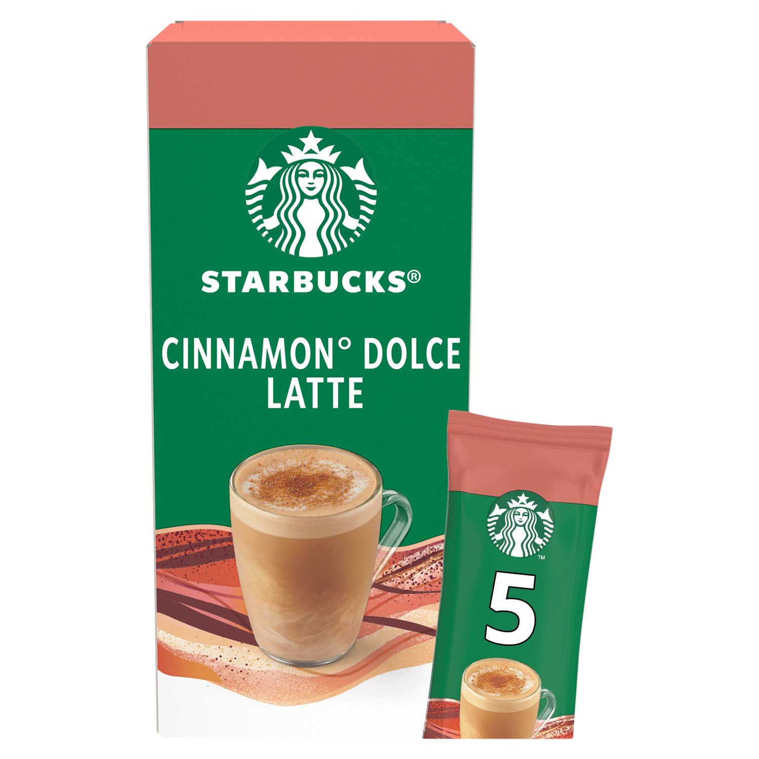 Starbucks Cinnamon Dolce Latte Mix 5 Sachets (117.5 g)