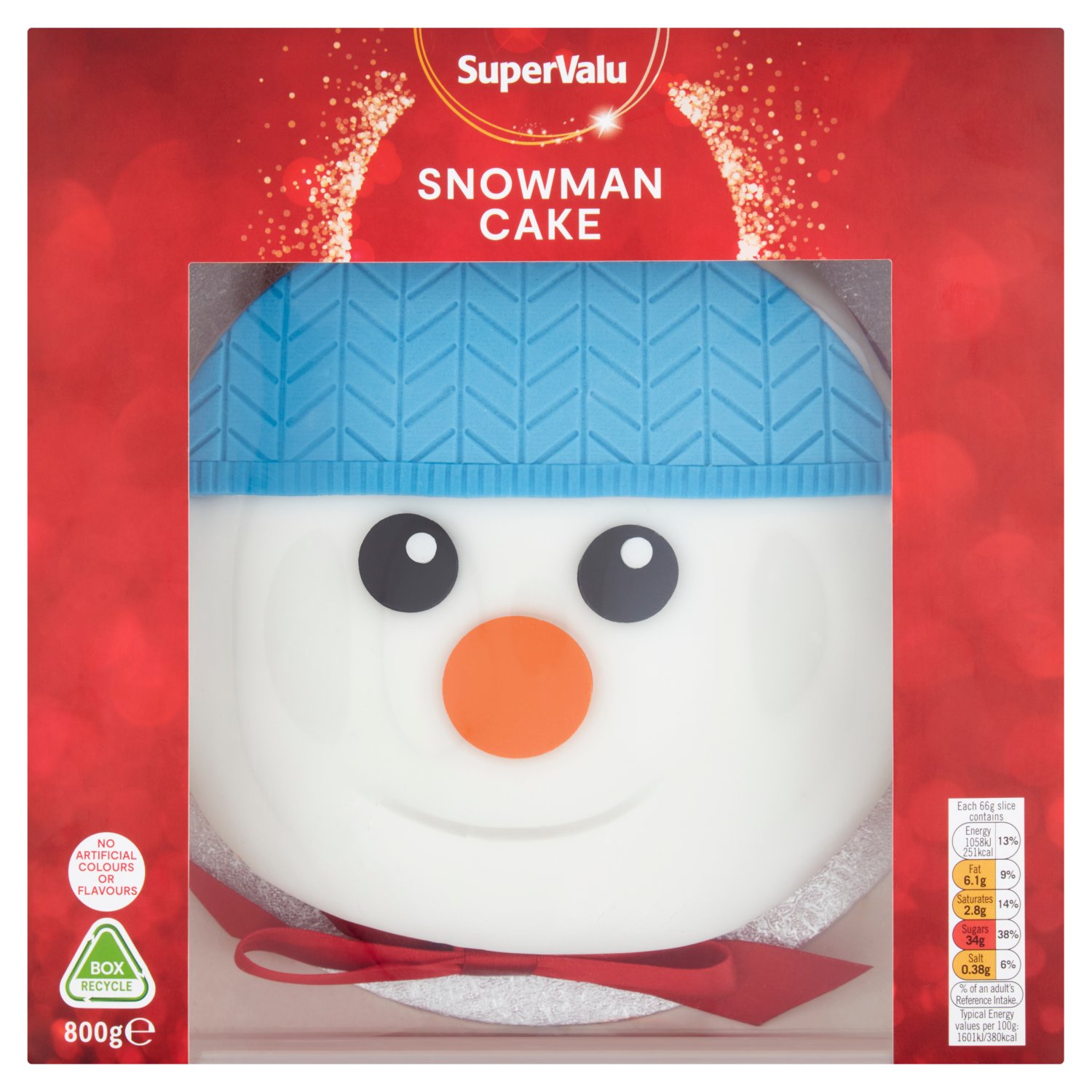 SuperValu Snowman Cake (800 g)