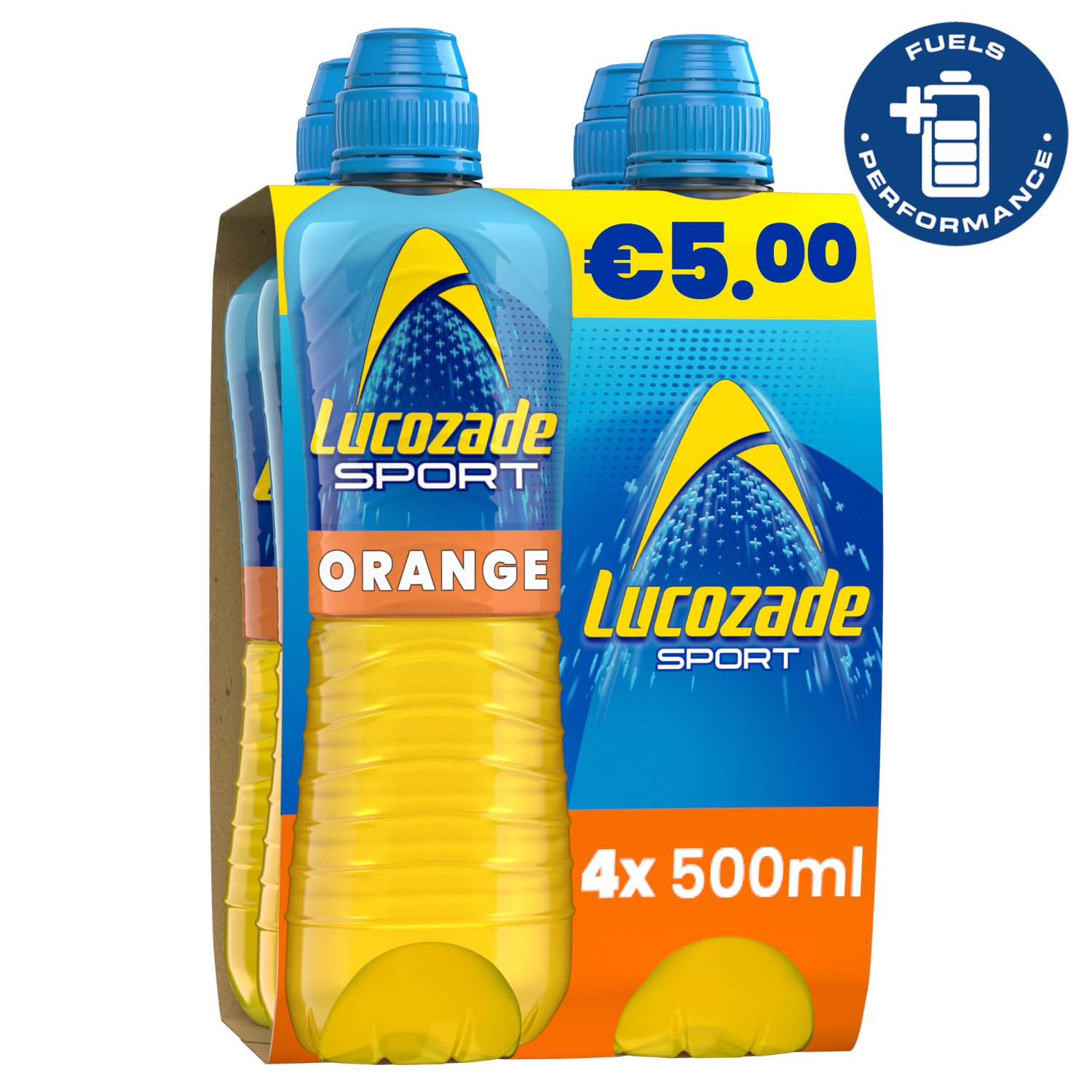 Lucozade Sport Orange 4 Pack (500 ml)