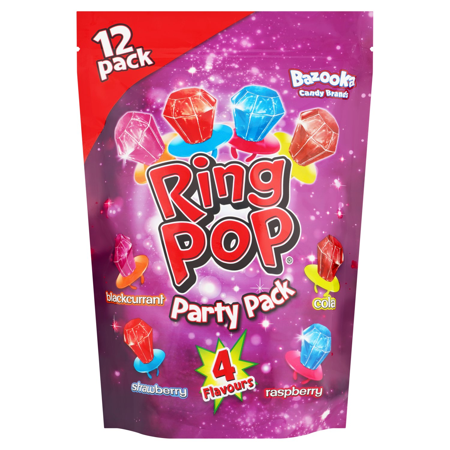 Bazooka Ring Pop Pouch (120 g)