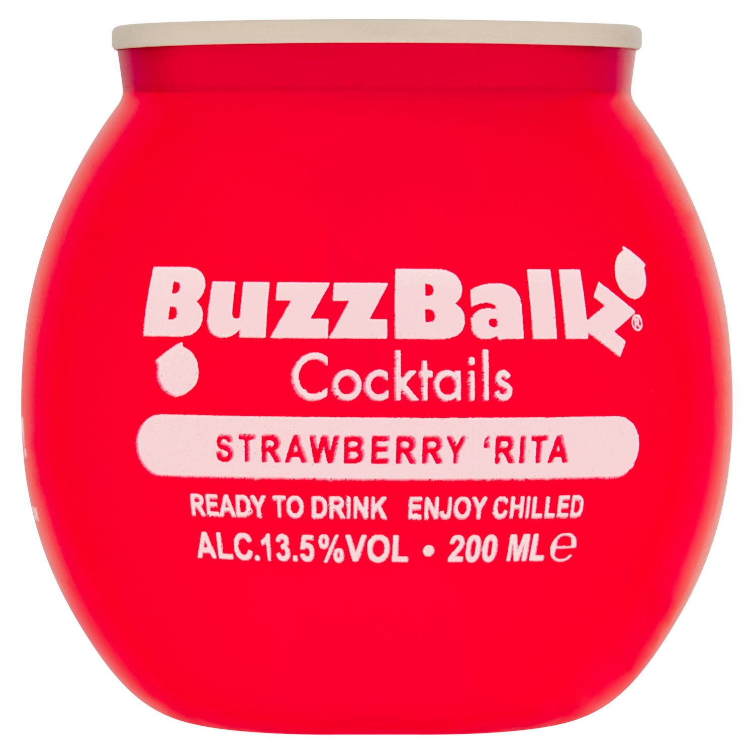 Buzz Ballz Strawberry Rita Cocktails (200 ml)