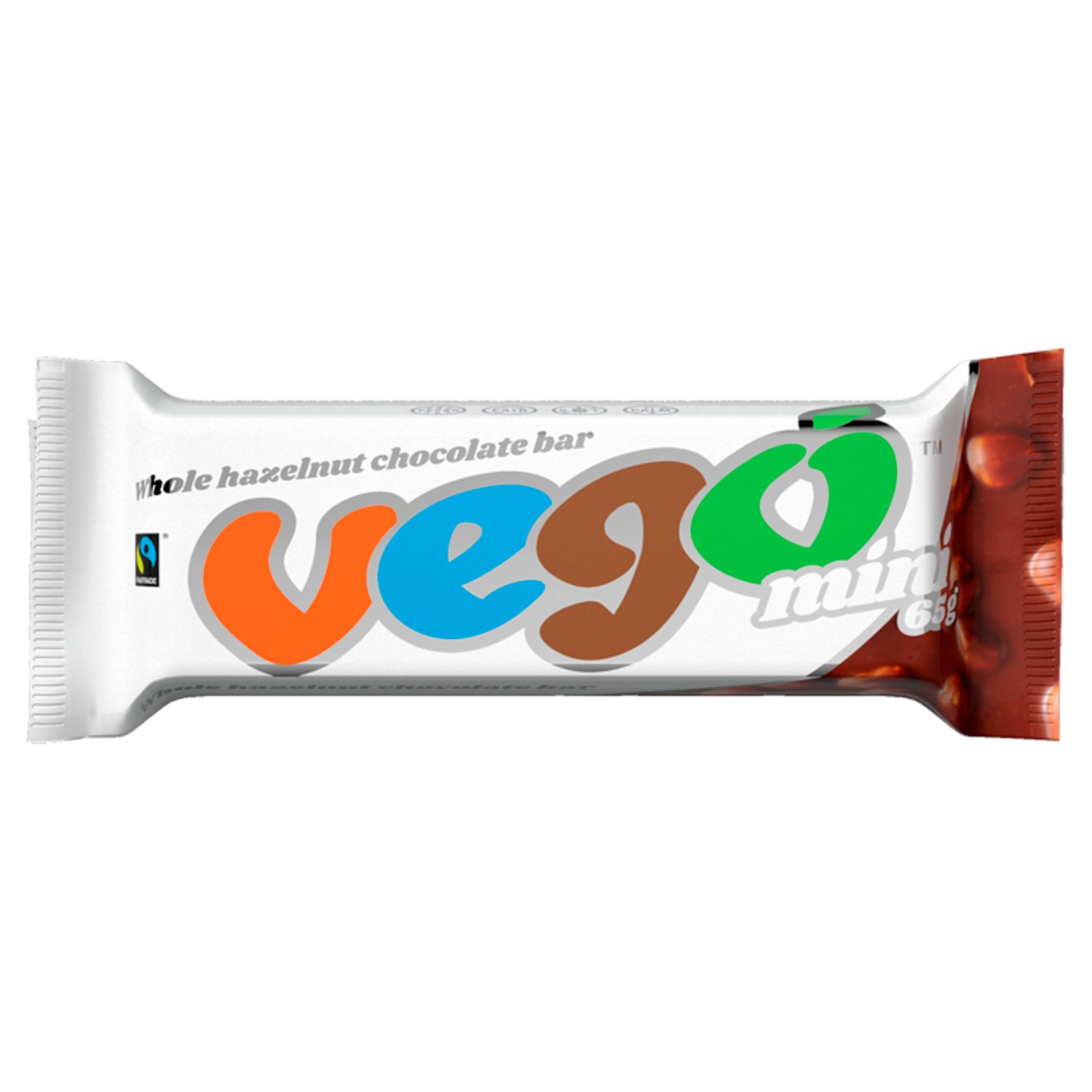 Vego Mini Hazelnut Chocolate Bar (65 g)