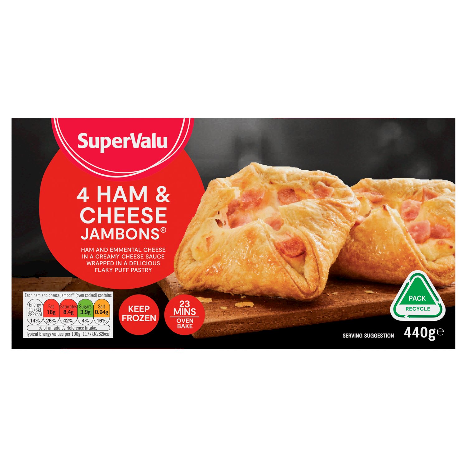 SuperValu 4 Ham & Cheese Jambons (440 g)