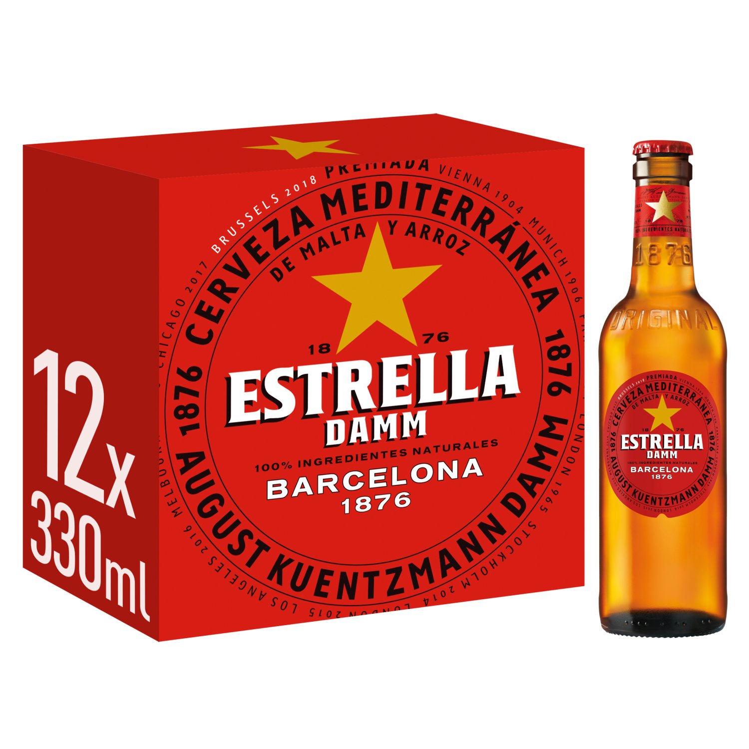 Estrella Damm 12 Pack (330 ml)