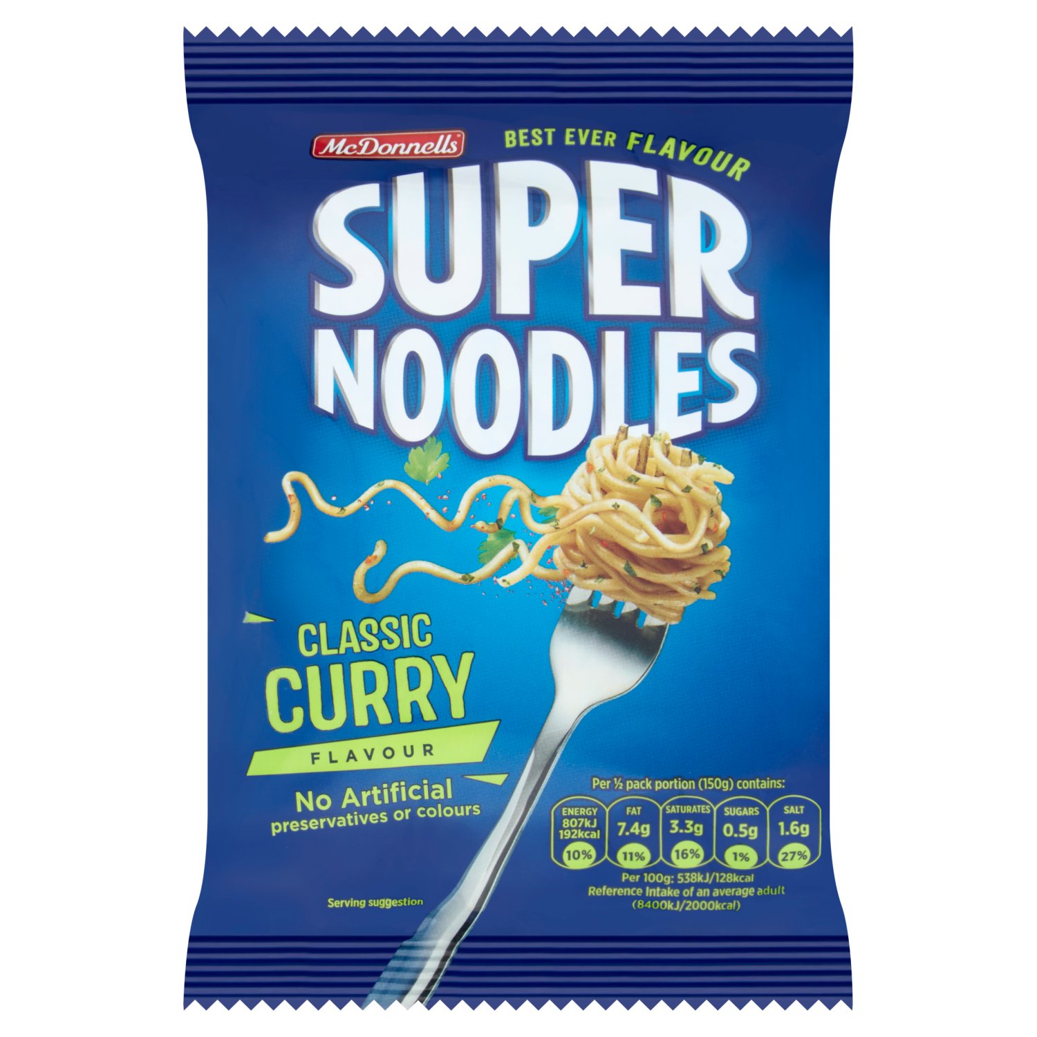 Mcdonnells Supernoodles Curry Case (85 g)