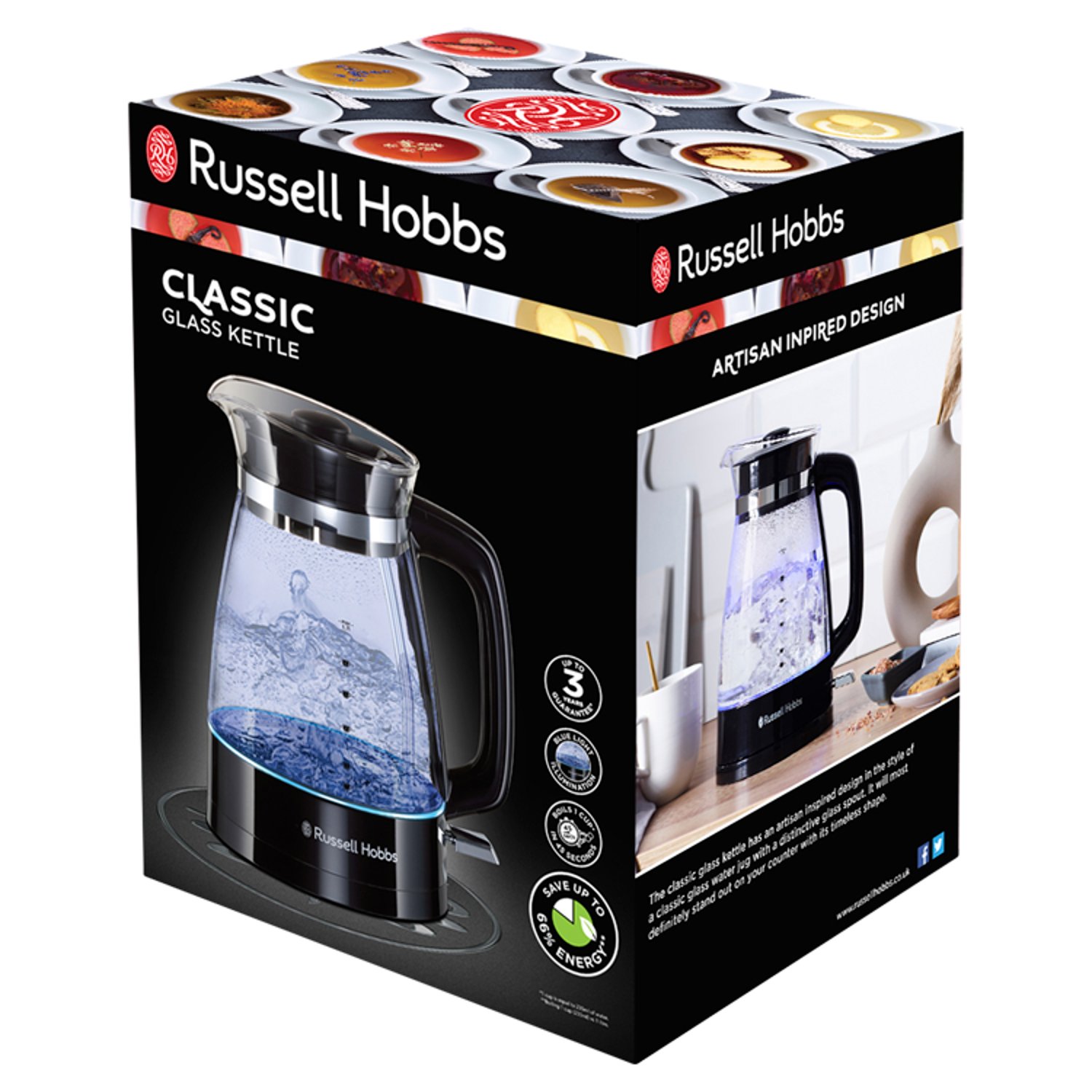 Russell Hobbs Glass Kettle (1 Piece)