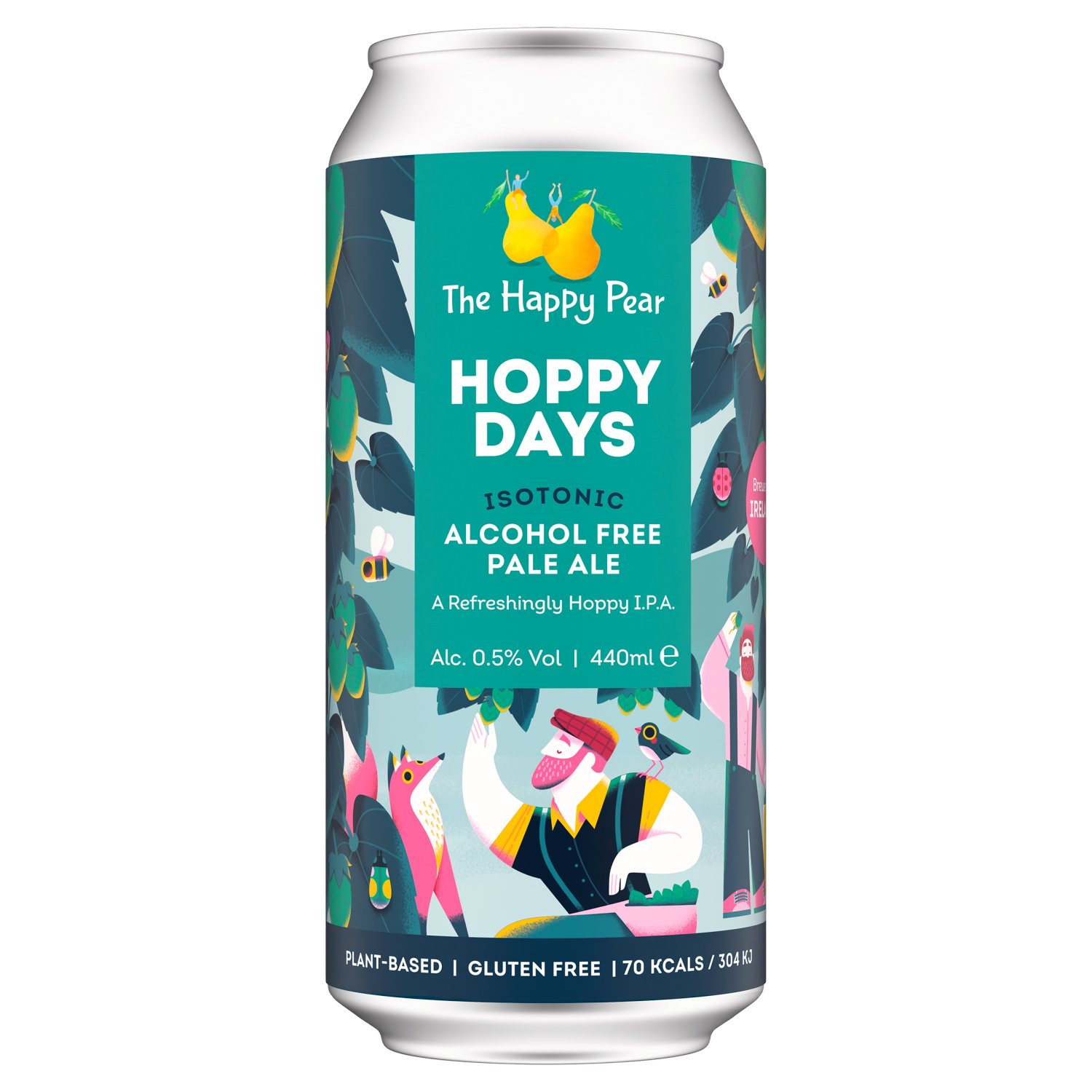 The Happy Pear Hoppy Days Alcohol Free Pale Ale Can (440 ml)