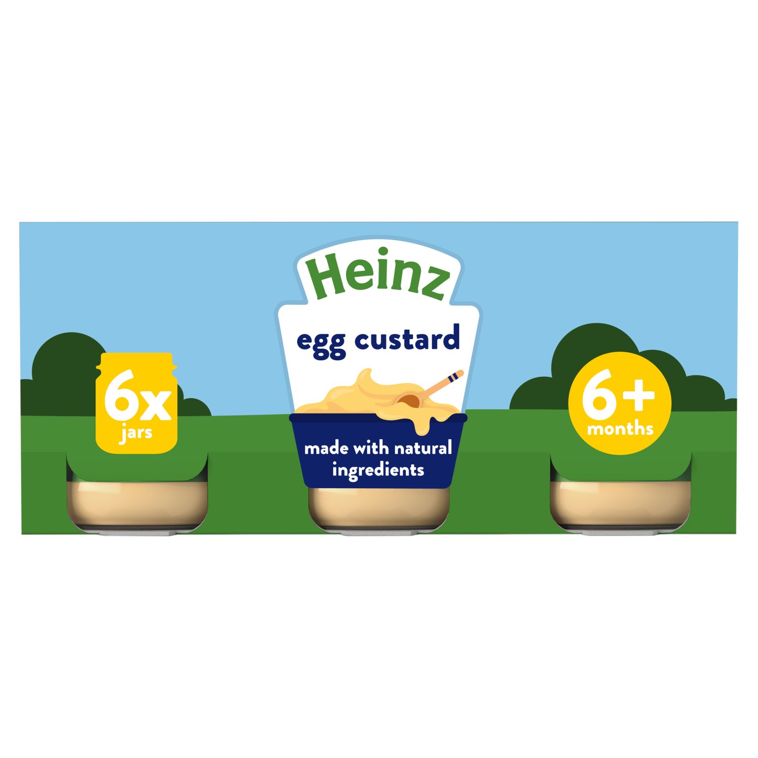 Heinz Egg Custard Rice 6 Pack (120 g)