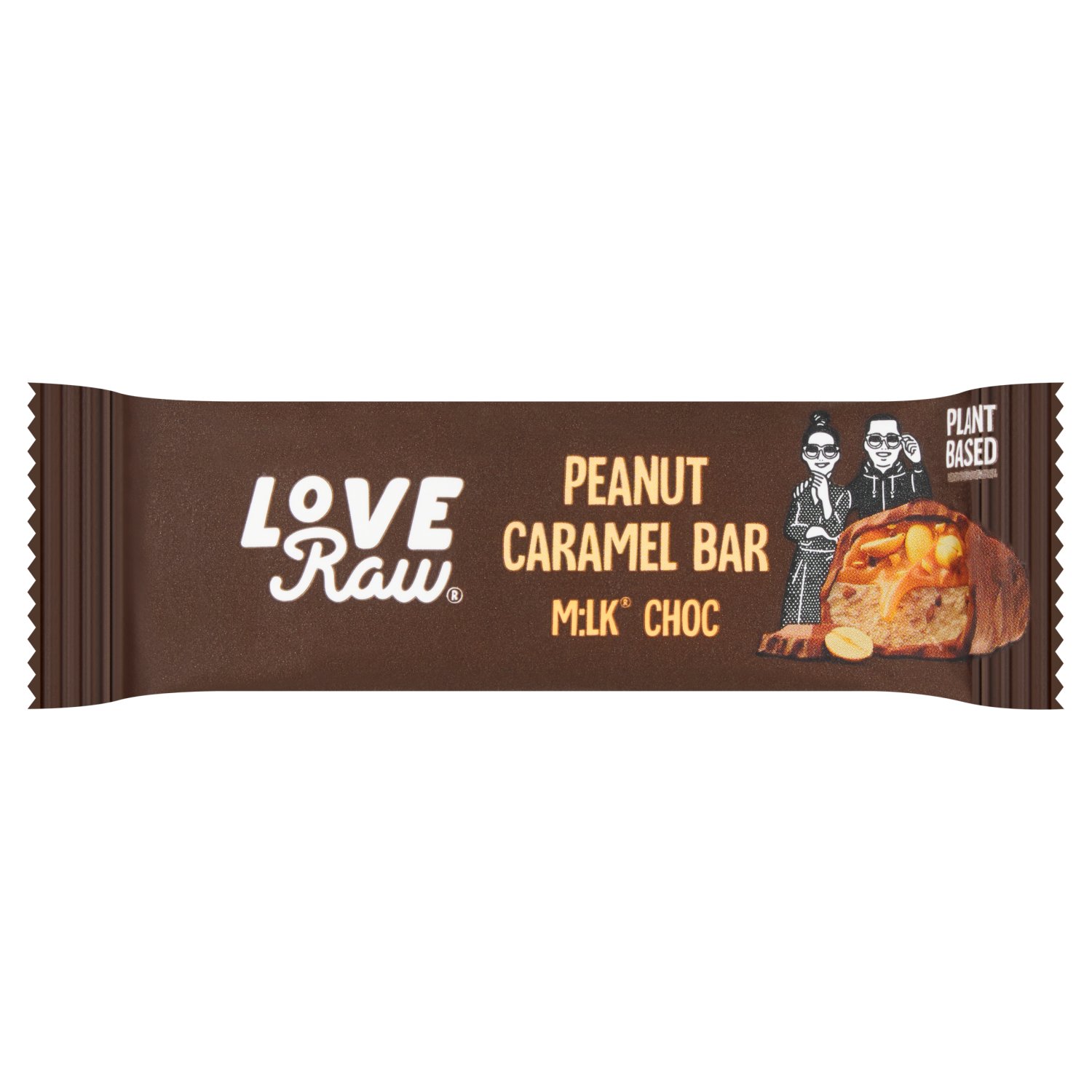 Love Raw Peanut Caramel Bar M:lk Choc (40 g)