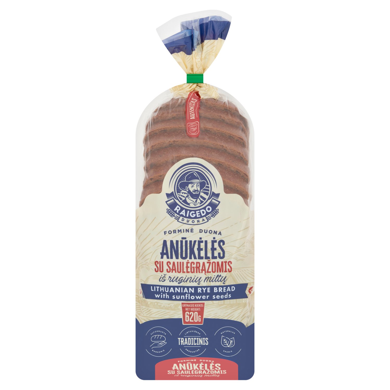 The Happy Family Bakery Rye Bread Anukeles (620 g)