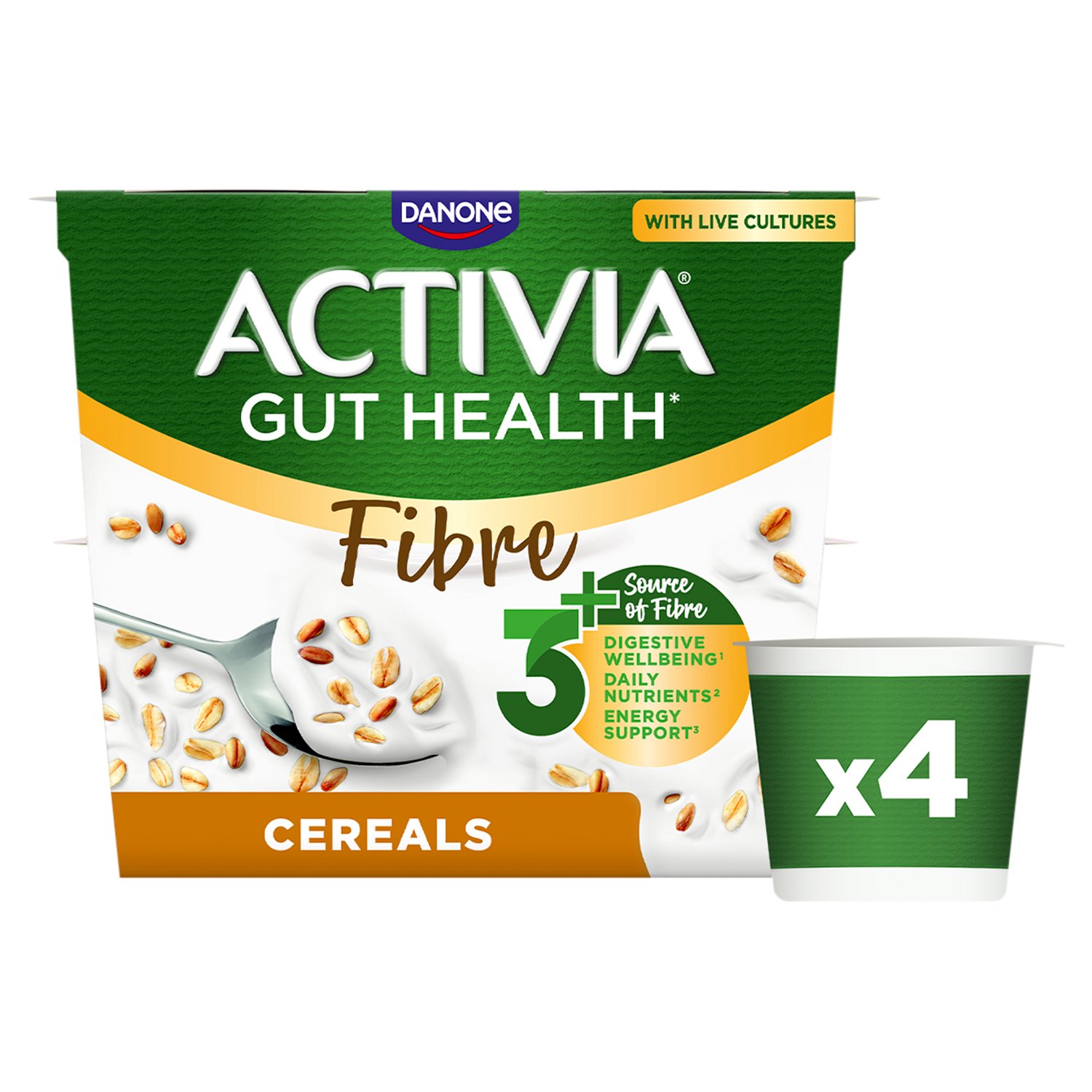 Activia Gut Health Cereals 4 Pack (115 g)