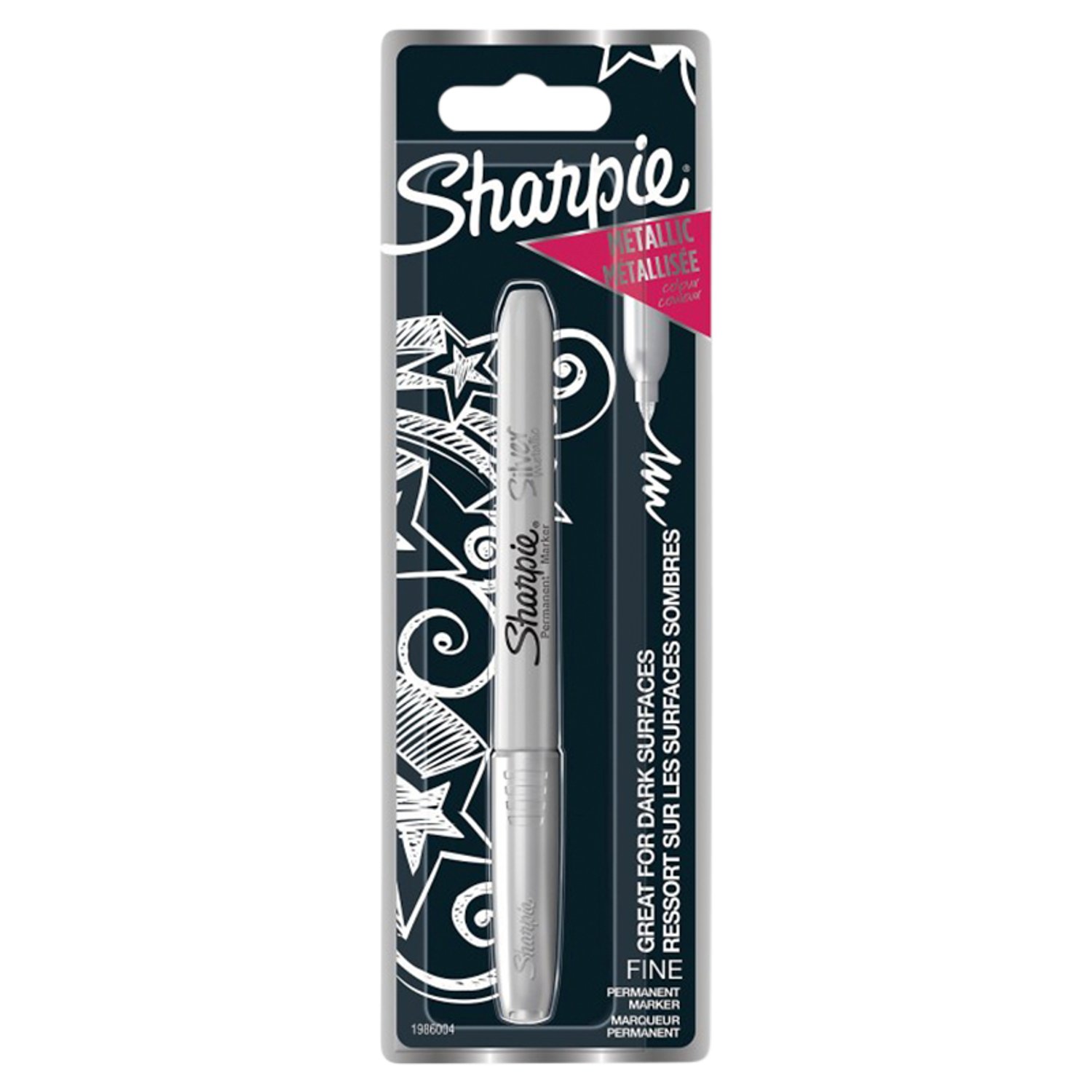 Sharpie Metallic Silver Permanent Marker 1 Pack (1 Piece)