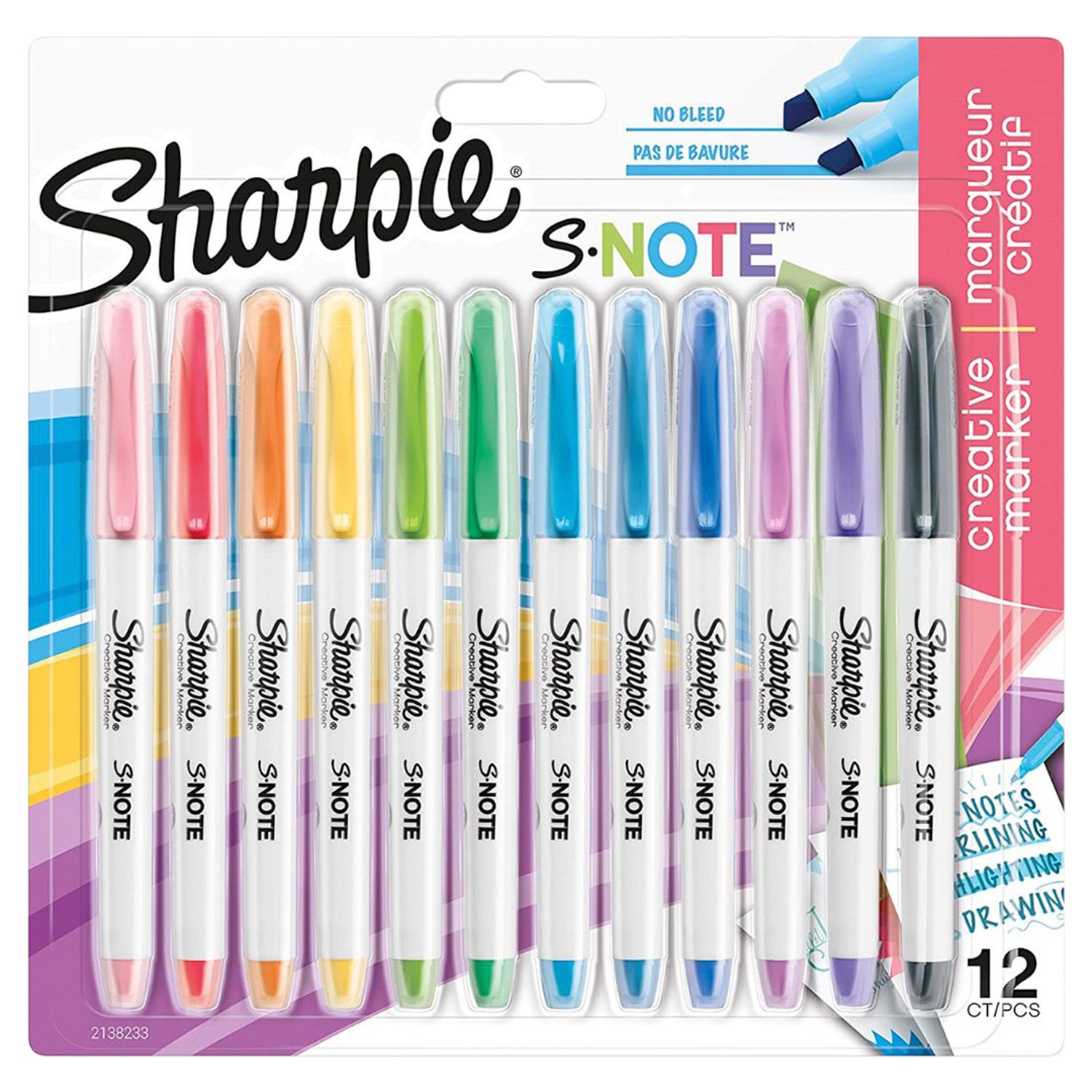 Sharpie Pastel Note Pen 12 Pack (1 Piece)