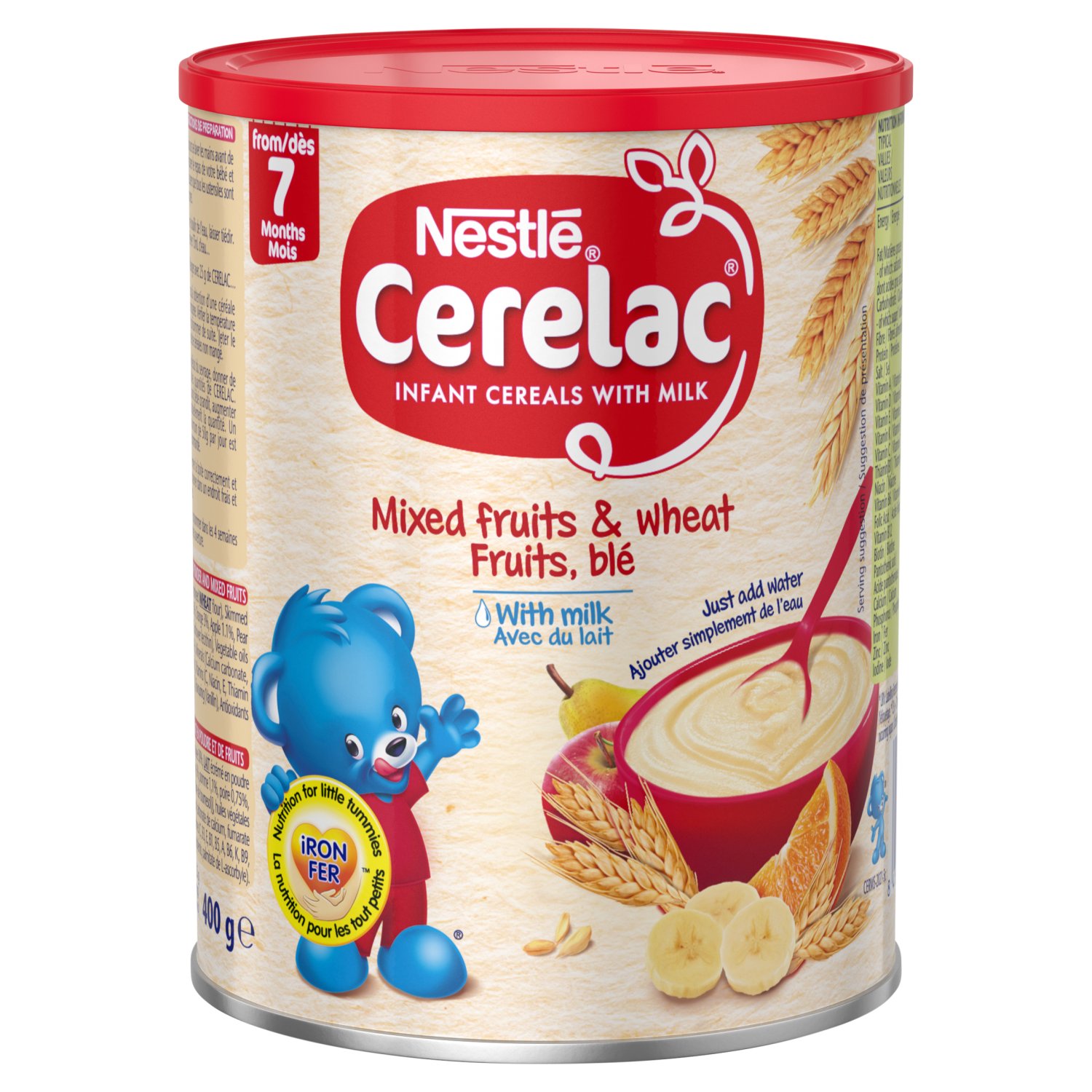 Cerelac Mixed Fruits & Wheat with Milk 7+ (400 g)