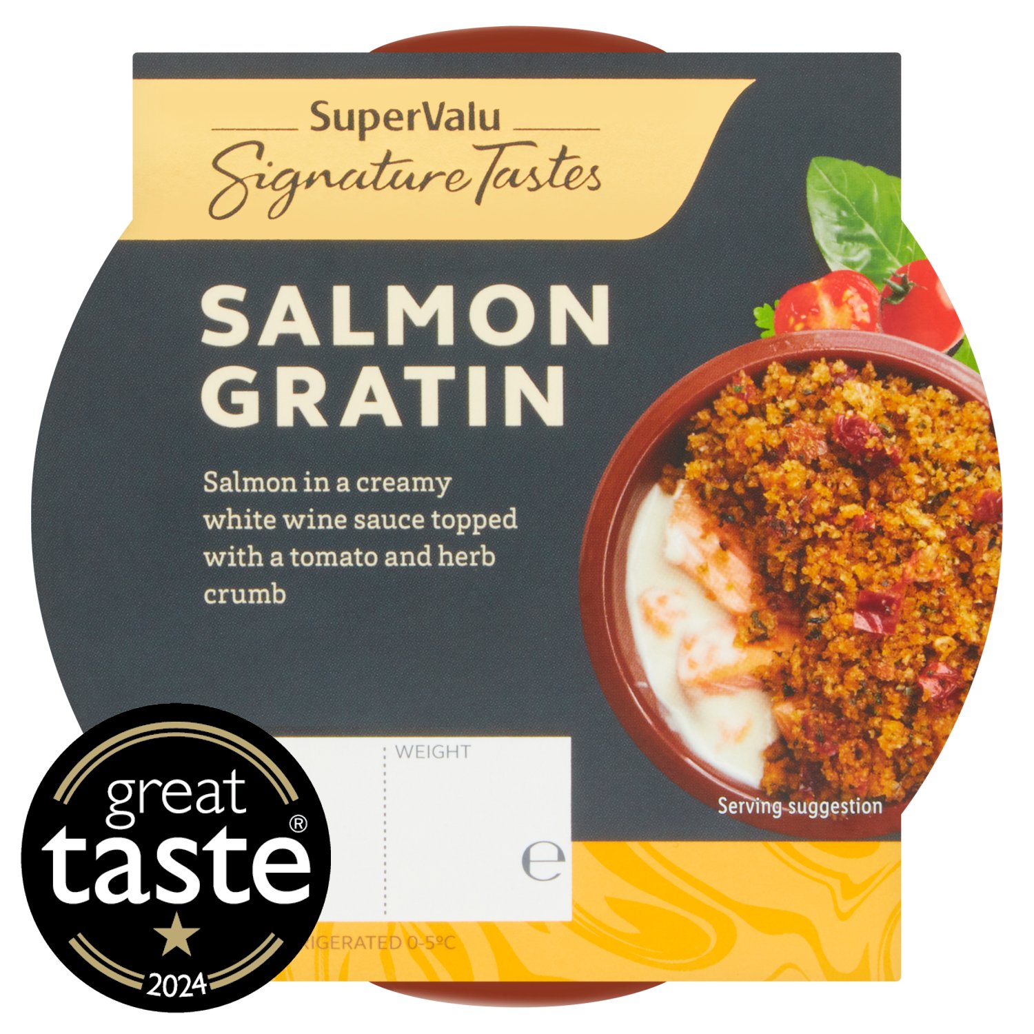 SuperValu Signature Tastes Salmon in Gratin Sauce and Tomato Crumb (180 g)