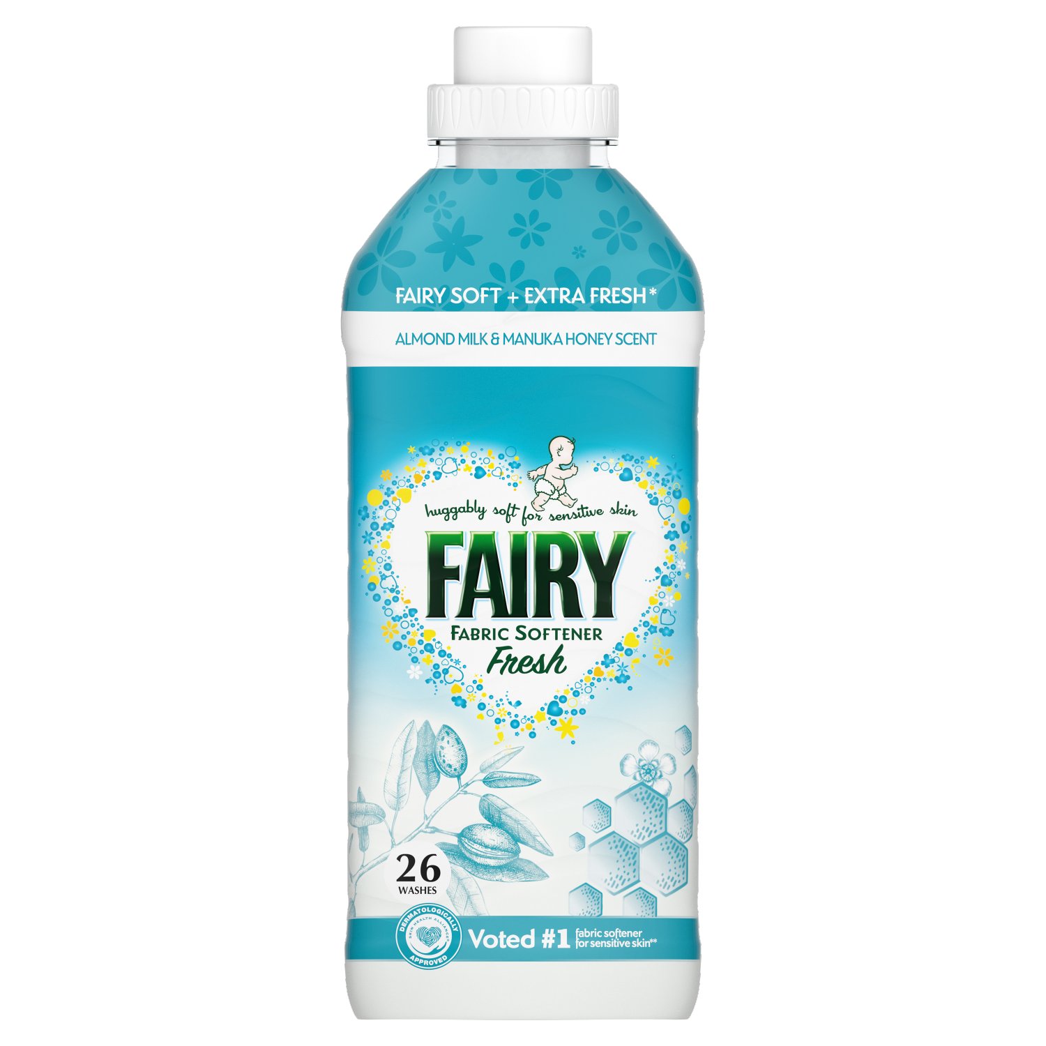 Fairy Fresh Almond Milk 26 Wash (858 ml)