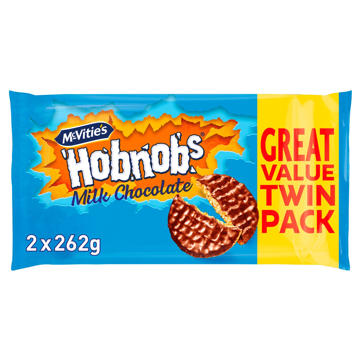 McVitie's Milk Chocolate Hobnobs Twin Pack (262 g)