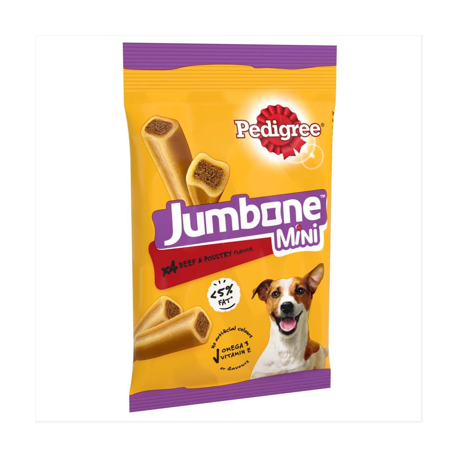 Pedigree Beef & Poultry Mini Jumbone Mini 4 Pack (160 g)