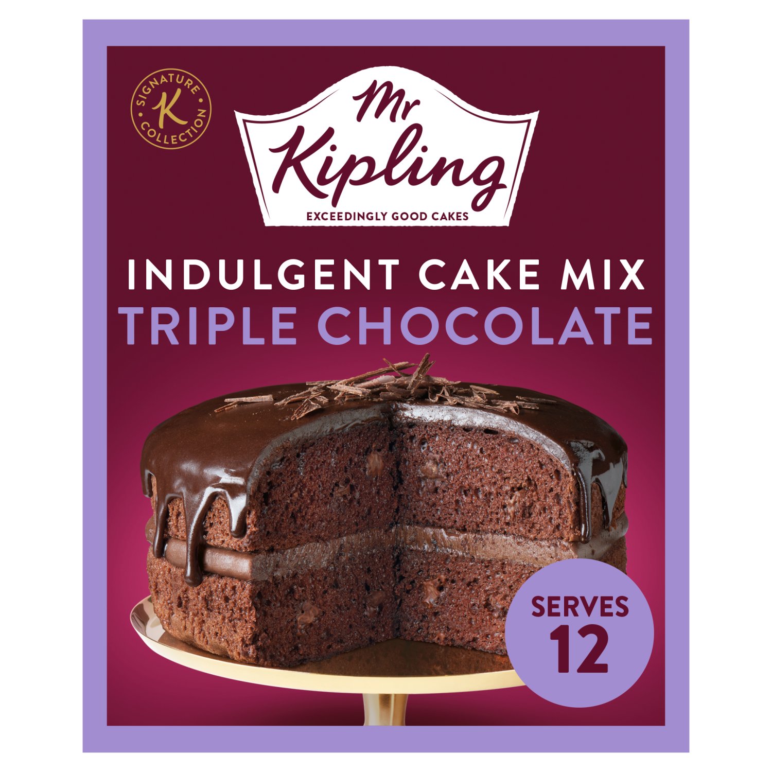 Mr Kipling Triple Chocolate Indulgent Cake Mix (416 g)