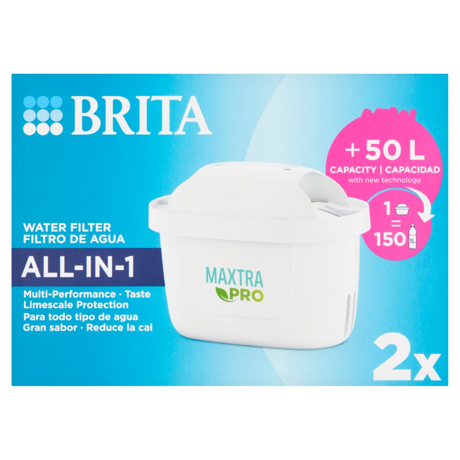 Brita All In One Maxtra Pro Water Filter 2 Pack (1 Piece)