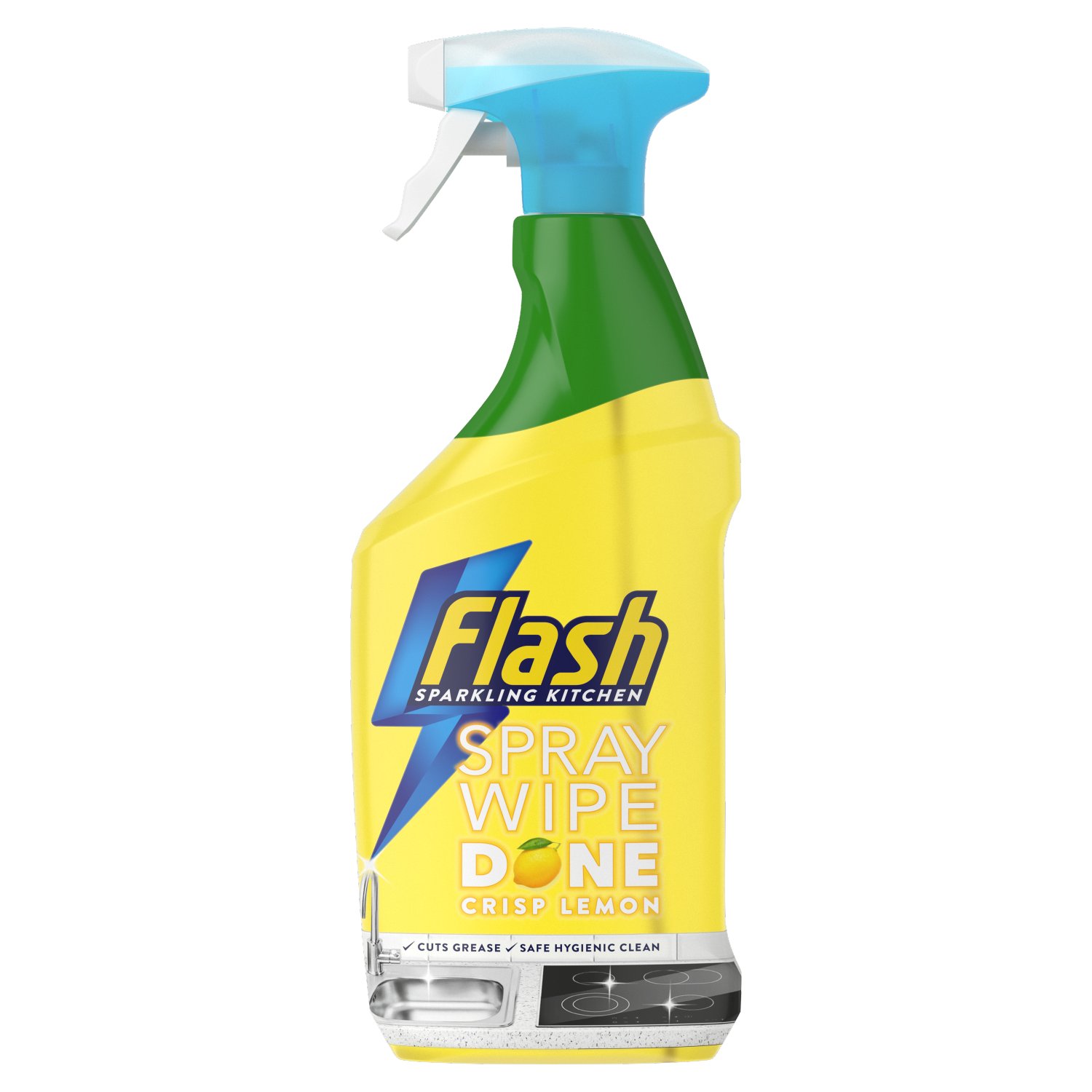 Flash Crisp Lemon Spray Wipe Done (800 ml)