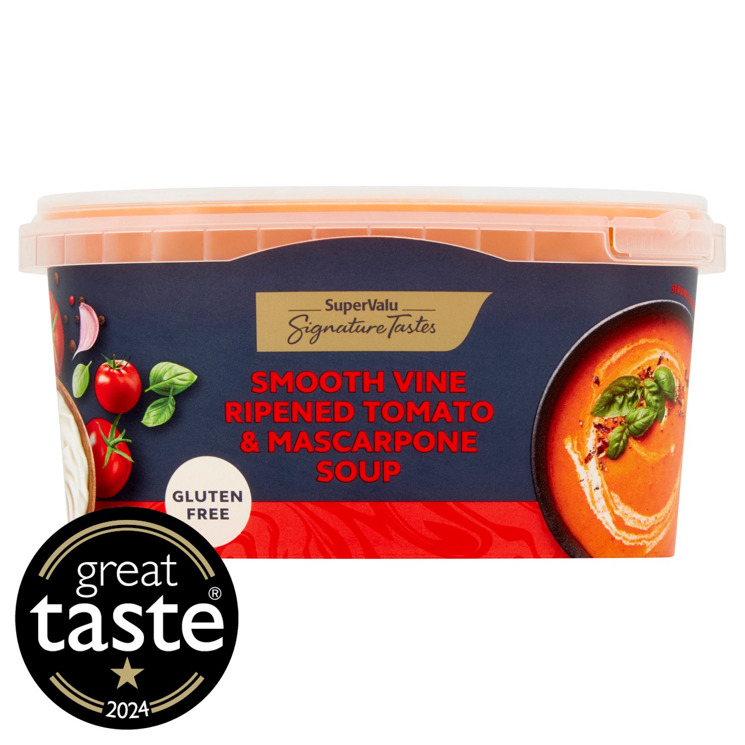 SuperValu Signature Tastes Smooth Vine Ripened Tomato & Mascarpone Soup (400 g)