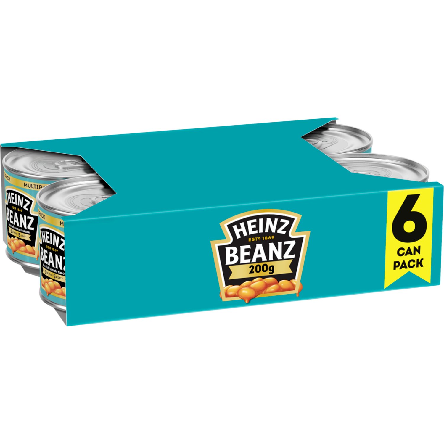 Heinz Baked Beans Big Value 6 Pack (200 g)