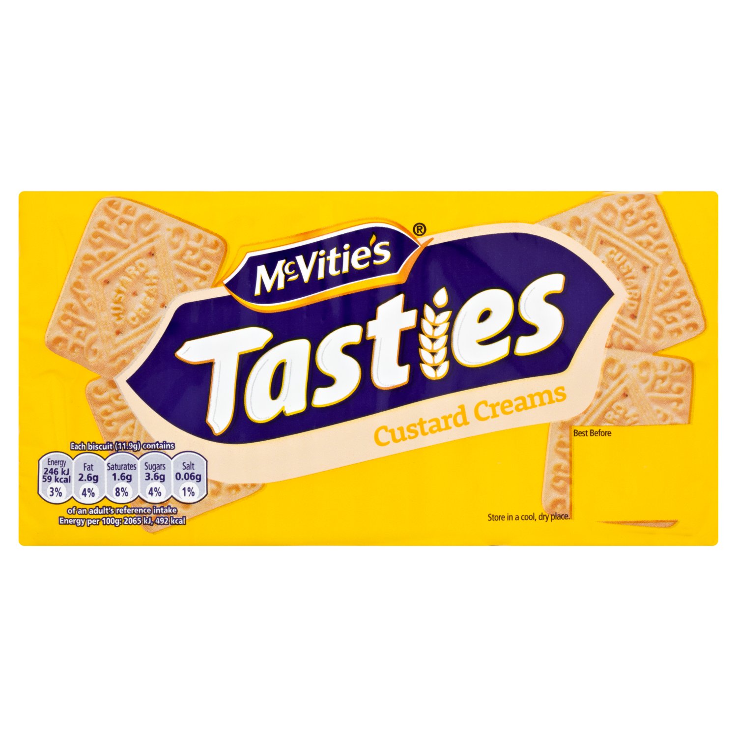 McVitie's Tasties Custard Creams Biscuits (300 g)