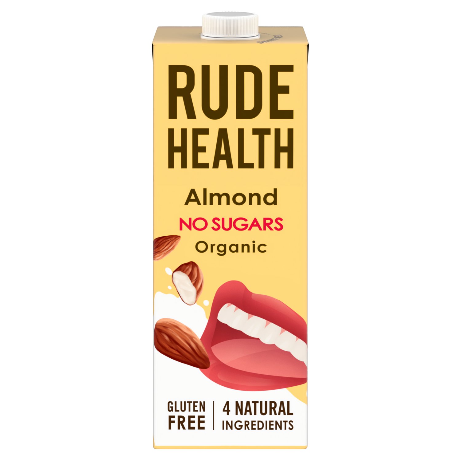 Rude Health Organic No Sugars Almond Drink (1 L)