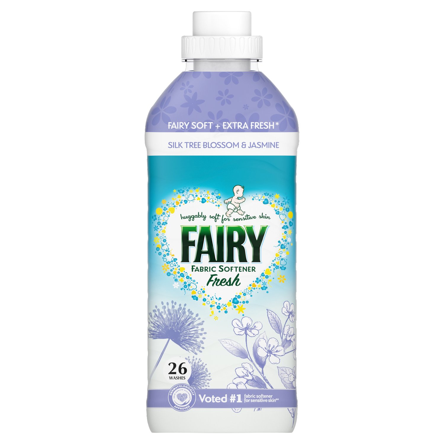 Fairy Silk Tree Blossom & Jasmine Fabric Softener (858 ml)