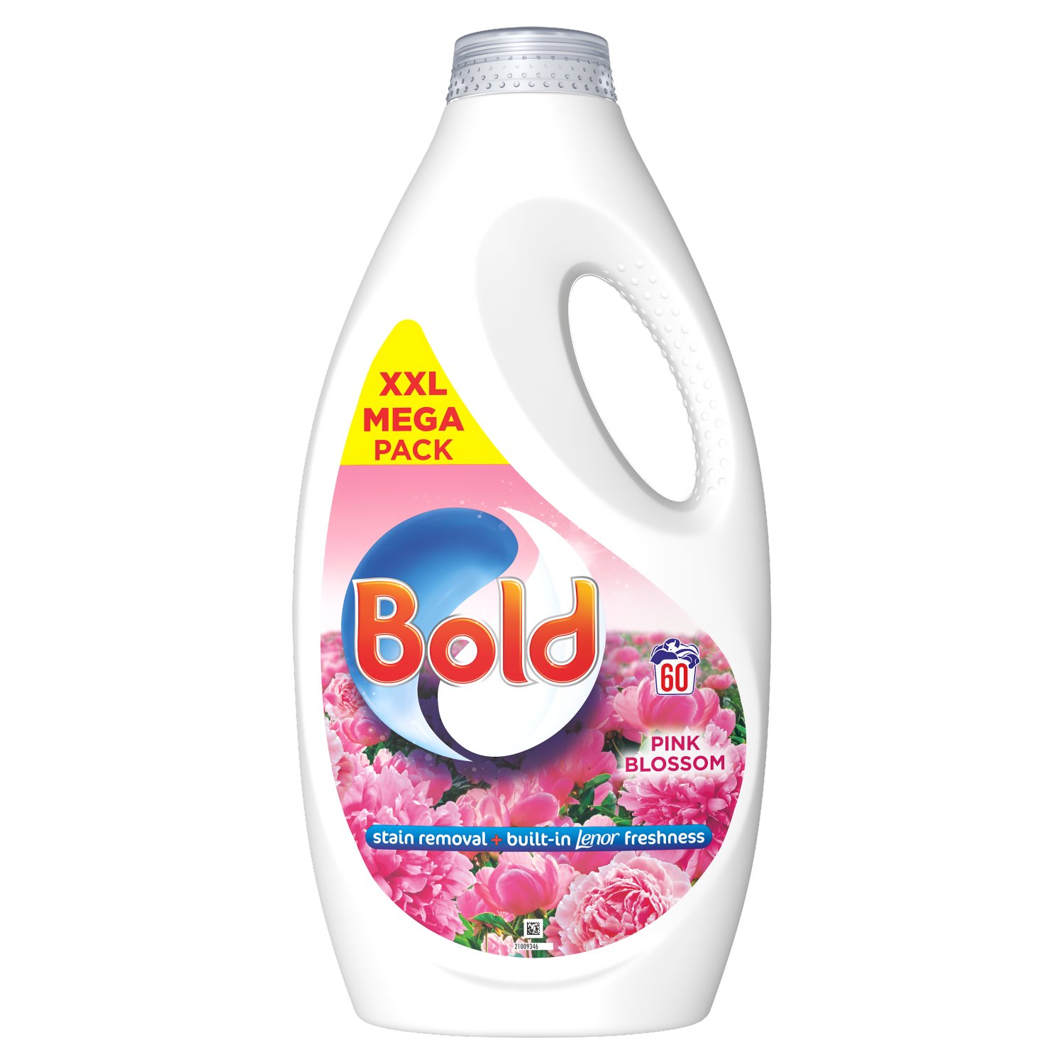 Bold 2 In 1 Liquid Pink Blossom 60 Wash XXL Mega Pack (1.96 L)