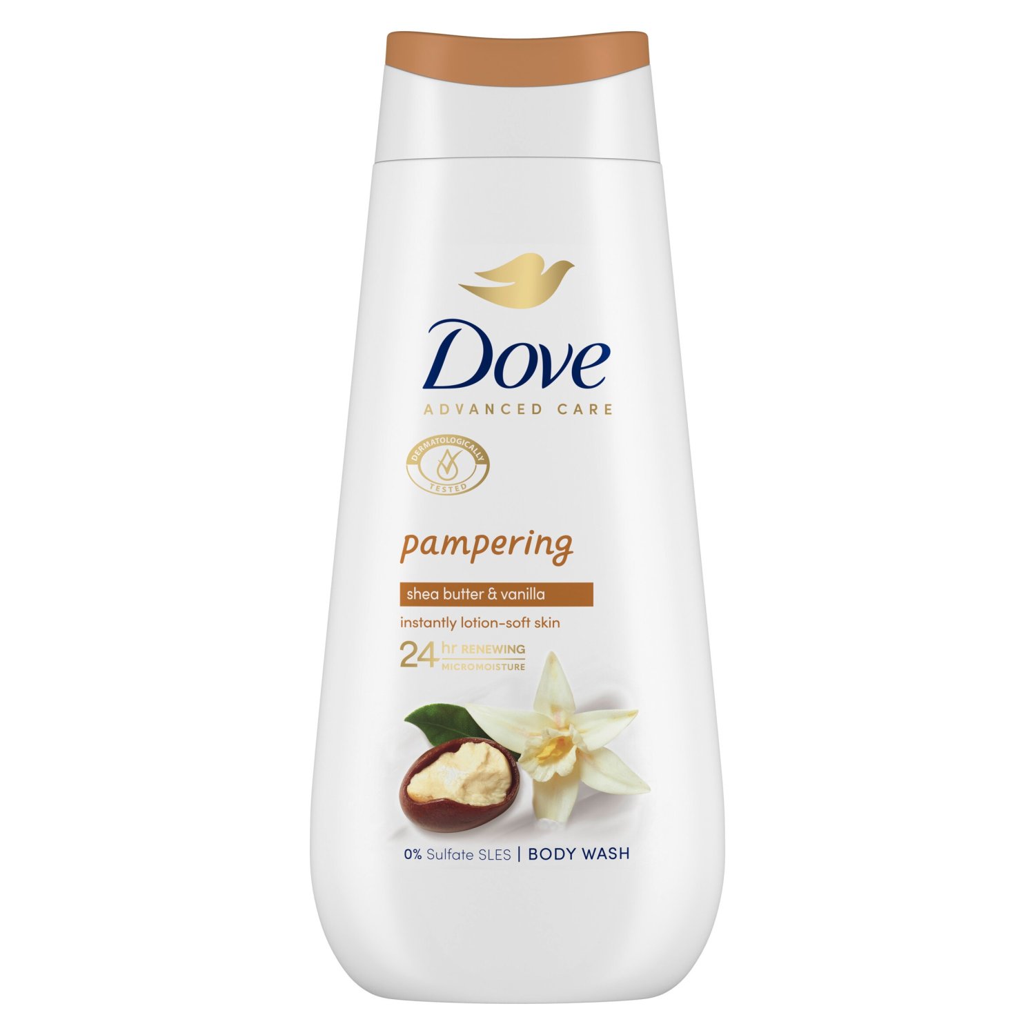 Dove Pampering Shea Butter & Vanilla Bodywash Shower Gel (225 ml)