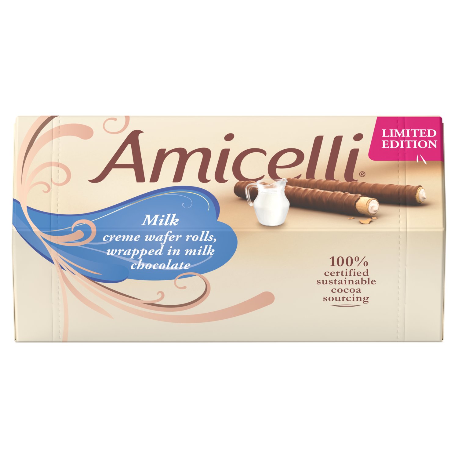 Amicelli Milk Wafer Rolls (200 g)