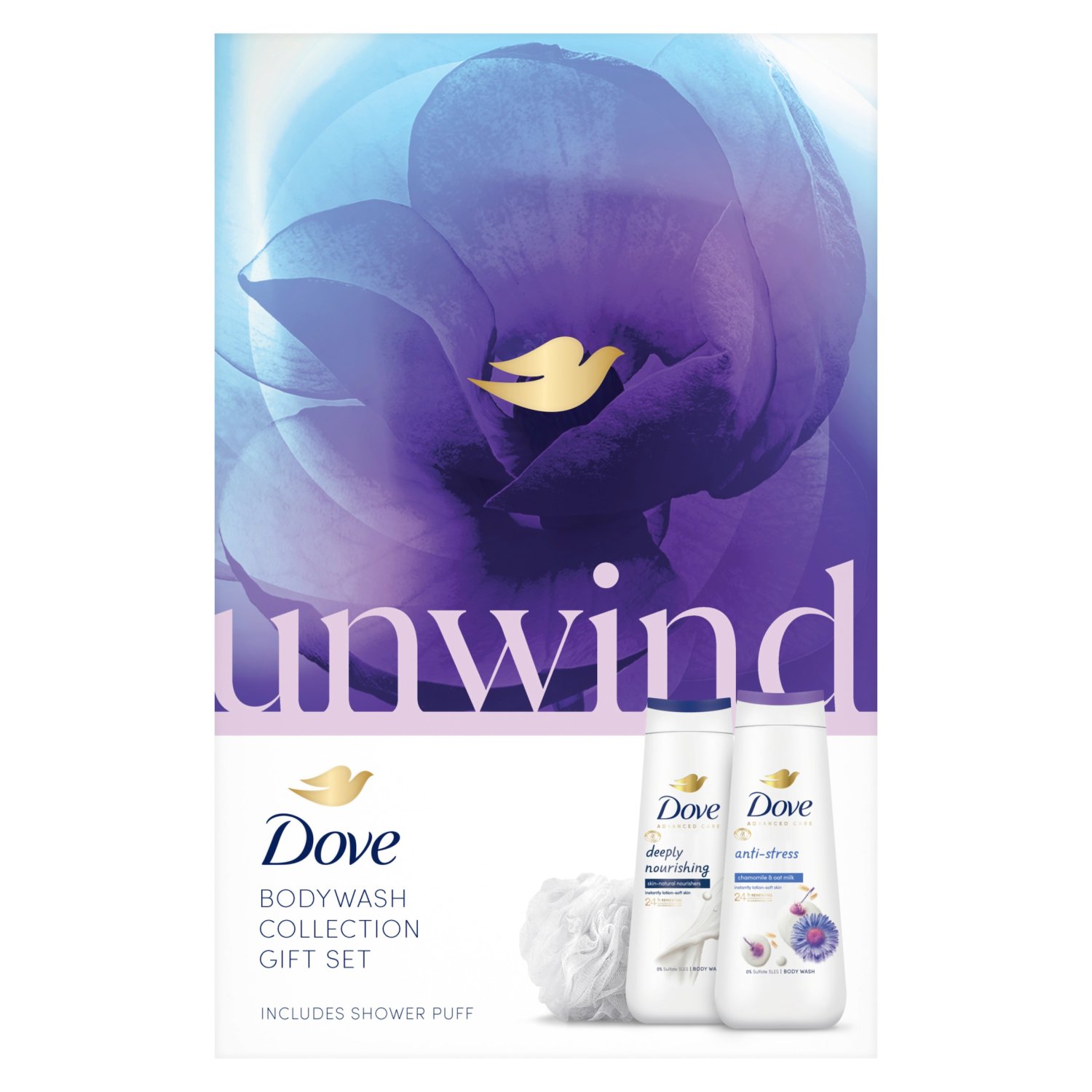 Dove Unwind Body Wash Collection Gift Set (1 Piece)